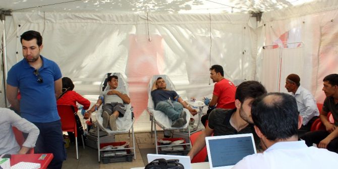 15 Temmuz Nedeniyle Kan Bağışı Kampanyası Başlatıldı