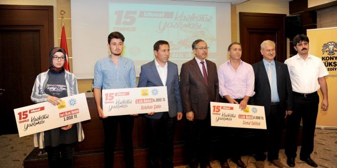 15 Temmuz Konulu Karikatür Yarışmasında Ödüller Verildi