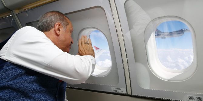 Cumhurbaşkanı Erdoğan’a F-16’lar Eşlik Etti