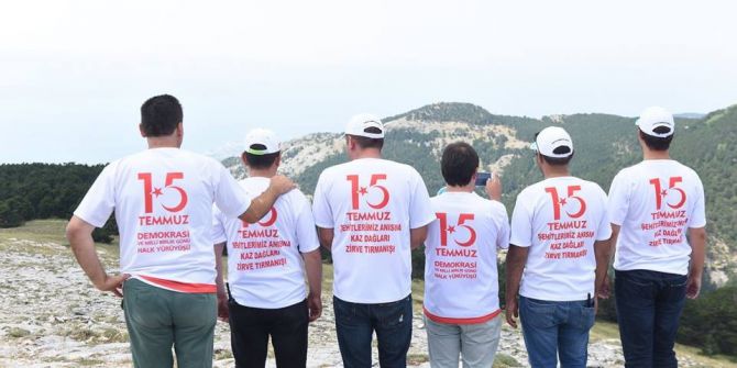 15 Temmuz Zirve Tırmanışı Yapıldı