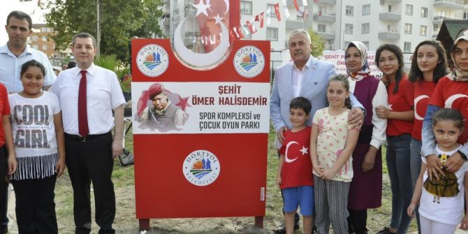 Hatay’da Şehit Ömer Halisdemir Spor Kompleksi Ve Çocuk Oyun Parkı Açıldı