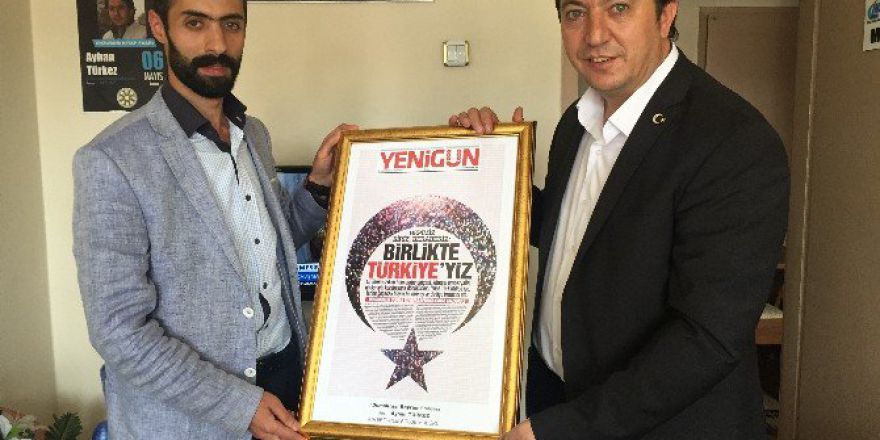 Yenigün’den İha’ya "Demokrasi" Teşekkürü