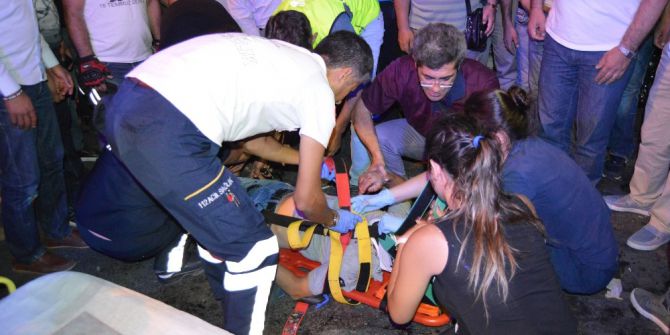 Yaralıya İlk Müdahaleyi Olay Yerinden Geçen Doktor Yaptı