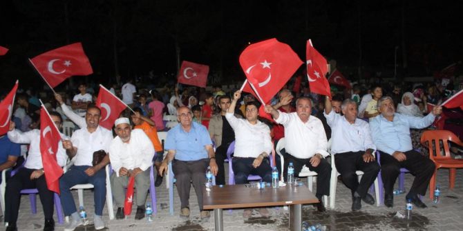 Samsat’ta 15 Temmuz Coşkusu