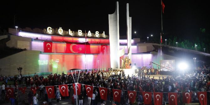 Gölbaşı’nda “Şehitler Anıtı” Açıldı