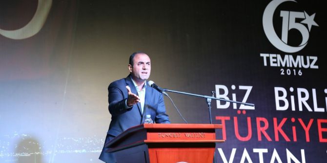 Tunceli’de Chp’li Başkandan Pkk’ya Sert Tepki
