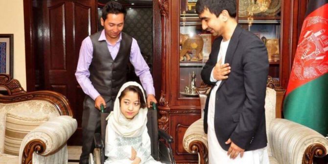 Engelli Afgan Kızdan 15 Temmuz Tablosu