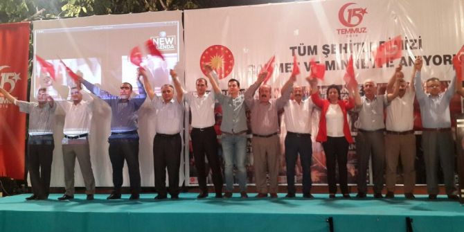 Tut İlçesinde 15 Temmuz Coşkusu