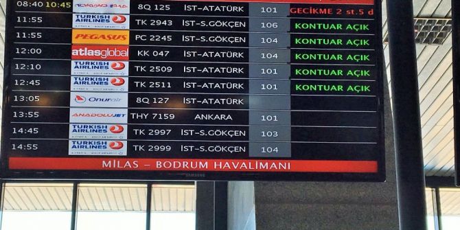 Rötar Yapan Uçuşa Yolcular İsyan Etti