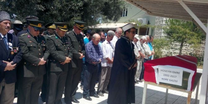 Kore Gazisi Askeri Törenle Son Yolculuğuna Uğurlandı