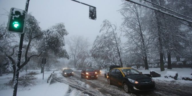 Şili’de Kar Yağdı, 1 Kişi Hayatını Kaybetti