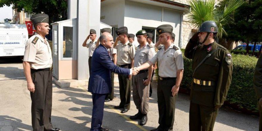 Vali Çakacak’tan, İl Jandarma Komutanı Kanat’a Hayırlı Olsun Ziyareti