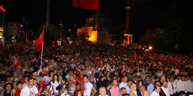 Çerkezköy’de 15 Temmuz Ruhu Yaşatıldı