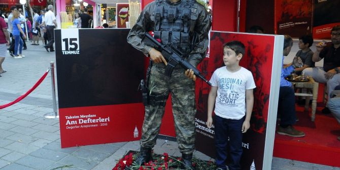 Taksim’de 15 Temmuz Demokrasi Nöbeti