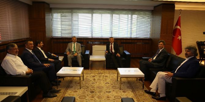 Borsa İstanbul Yönetim Kurulu Başkanı Karadağ, Başkan Çelik’i Ziyaret Etti