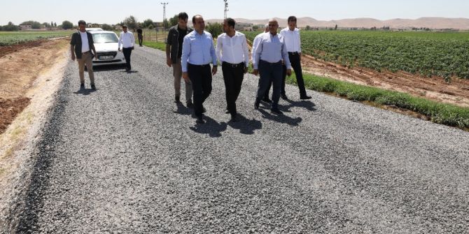 Çiftçi, Akçakale Kırsalındaki Çalışmaları İnceledi