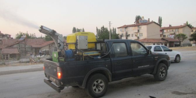 Hisarcık Belediyesinden Haşere İlaçlama Çalışması