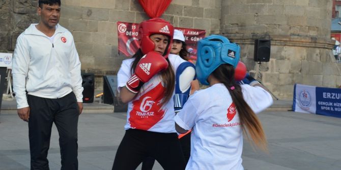 15 Temmuz Spor Gösterileri Yapıldı