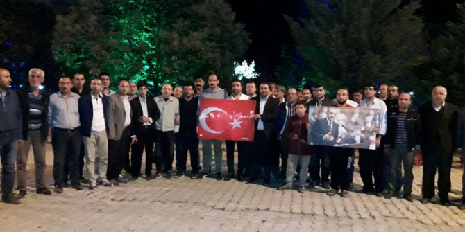 Bahçesaray’da 2 Gün Devam Eden 15 Temmuz Nöbeti Sona Erdi