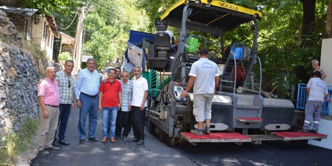 Alanya Mahmutseydi’de Sıcak Asfalt Sevinci