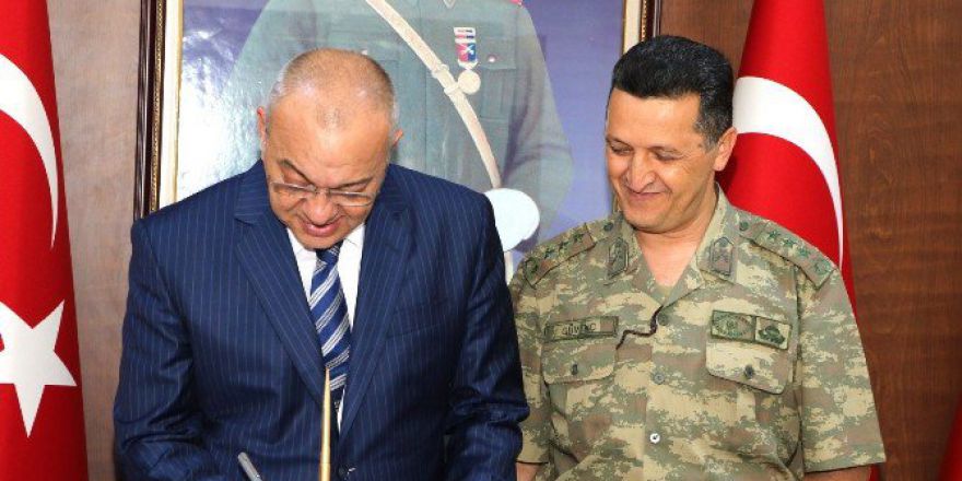 Başkan Ergün’den Tugay Komutanı Güvenç’e Ziyaret