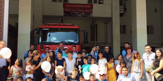 Aydoğdu Sosyal Etkinlik Merkezi Yangın Söndürme Eğitiminde