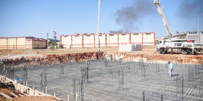 Taşlıca Sanayi Camisinin Temeli Dualarla Atıldı