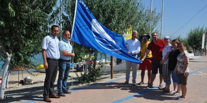 Karabiga Sahillerine Mavi Bayrak