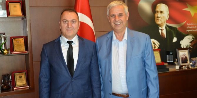 Söke Sgk’nın Yeni Müdürü Abdullah Kabal’dan Başkan Toyran’a Ziyaret