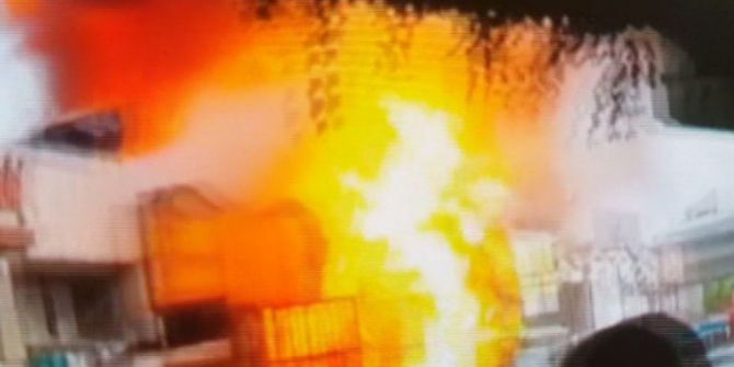 Samsun’da 15 Kişinin Yaralandığı Patlamanın Görüntüleri Ortaya Çıktı