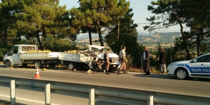 Bafra’da Trafik Kazası: 1 Yaralı