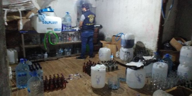 Bağcılar’da Sahte İçki Operasyonu