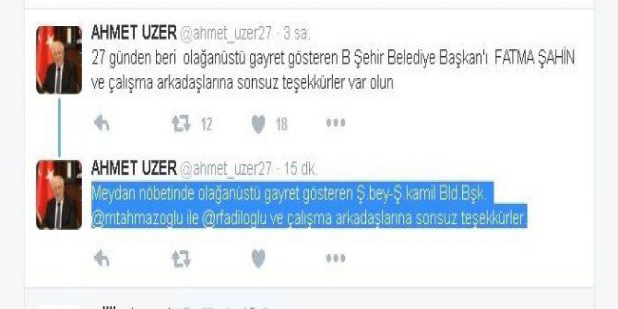 Ak Parti Milletvekili Ahmet Uzer’den Belediye Başkanlarına Teşekkür