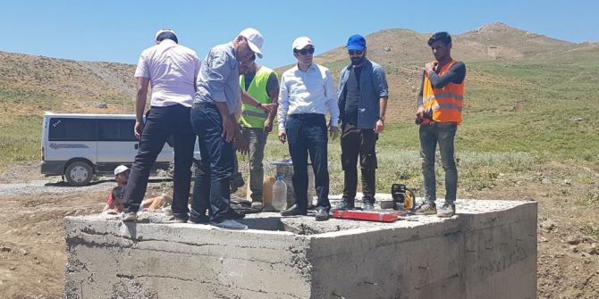 Başkan Epcim, 3500 Rakımdaki Çalışmaları Denetledi