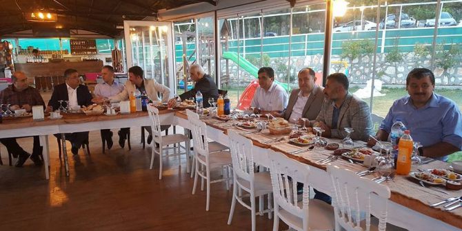 Başkan Yalçın, Veda Yemeğine Katıldı