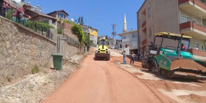 Kışladüzü’nde Yol Çalışmaları Sürüyor
