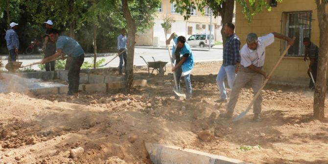 Akçakale Belediyesinden 4 Bin Metrekarelik Yeni Park