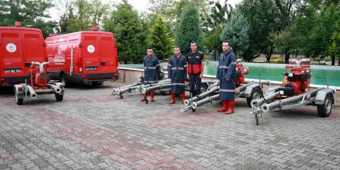 Kocaeli İtfaiyesinde Yağış Önlemleri Alındı