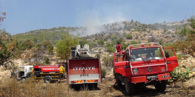 Silifke’de Yangın