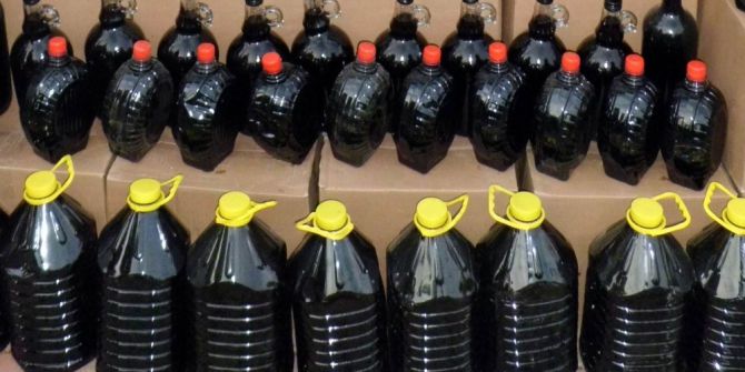 Kırklareli’de 264 Litre Kaçak Şarap Ele Geçirildi