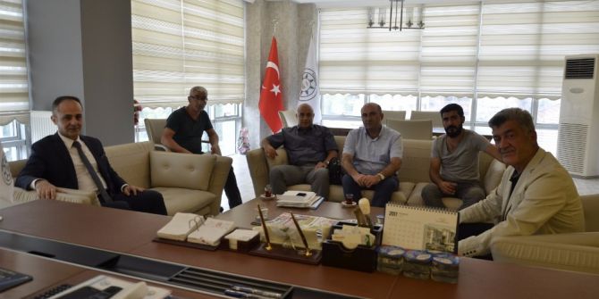 Kapusuz’dan Başkan Yiğit’e Ziyaret