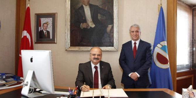 Eskişehir Valisi Çakacak, Rektör Gündoğan’ı Ziyaret Etti