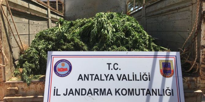 Antalya’da Uyuşturucu Operasyonu