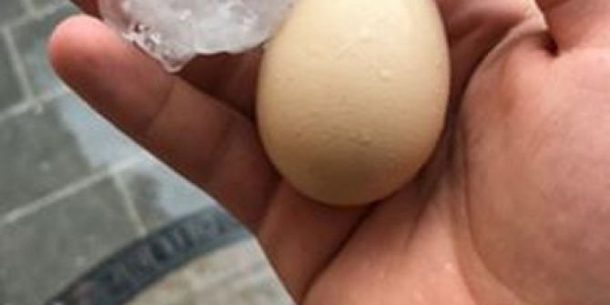 Kastamonu’da Yumurta Büyüklüğünde Yağan Dolu Paniğe Neden Oldu