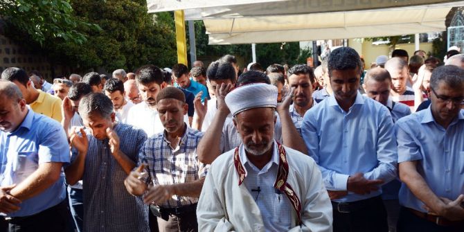 Şehit Öğretmen Necmettin Yılmaz İçin Gıyabi Cenaze Namazı Kılındı