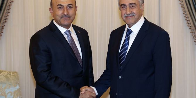 Çavuşoğlu, Akıncı İle Görüştü