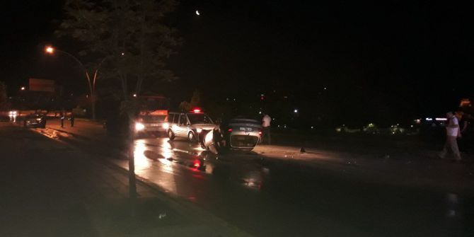 Başkent’te Trafik Kaza: 2 Polis Yaralı