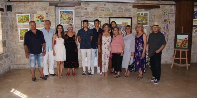 Kuşadası’nda ’Ankara Rüzgarı’ Resim Sergisi