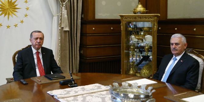 Cumhurbaşkanı Erdoğan, Başbakan Yıldırım’ı Kabul Ediyor