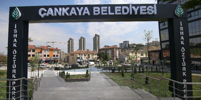 Çankaya’da İshak Öztürk Parkı’nın Yapım Çalışmaları Sürüyor